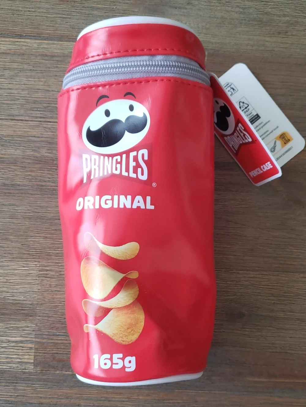 Pringle Original Red Can-Shaped Pencil Case